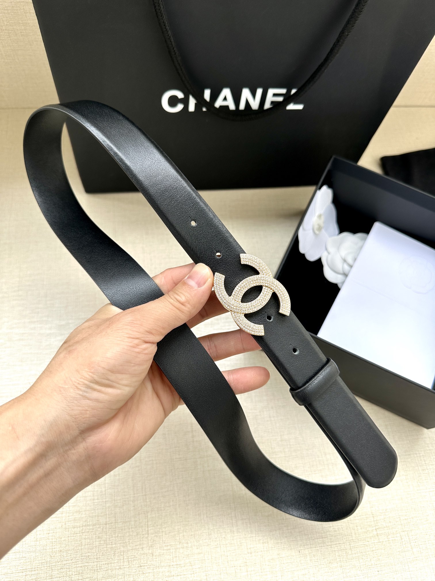 Chanel Leather Belts 1:1 Mirror Version