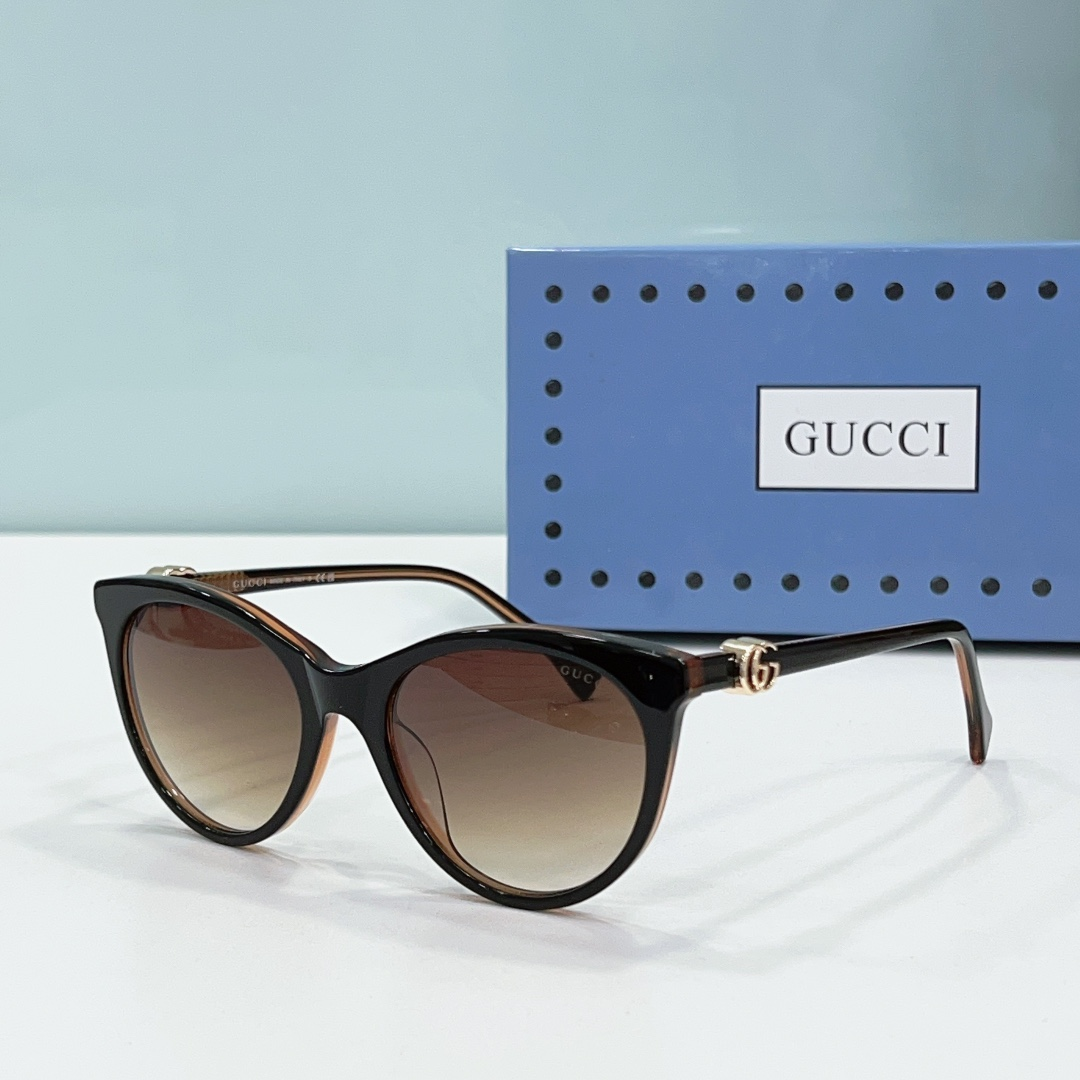 Gucci  Mirror leg Double G Logo  sunglasses Top quality （Replica）
