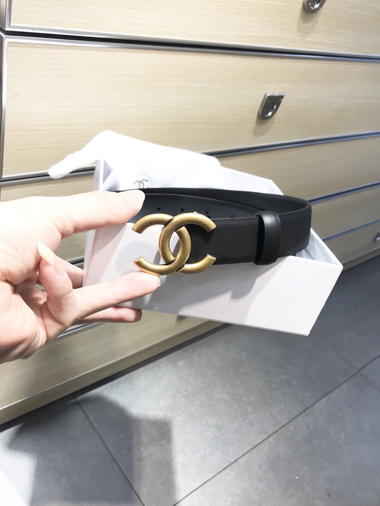 Chanel Leather Belts 1:1 Mirror Version