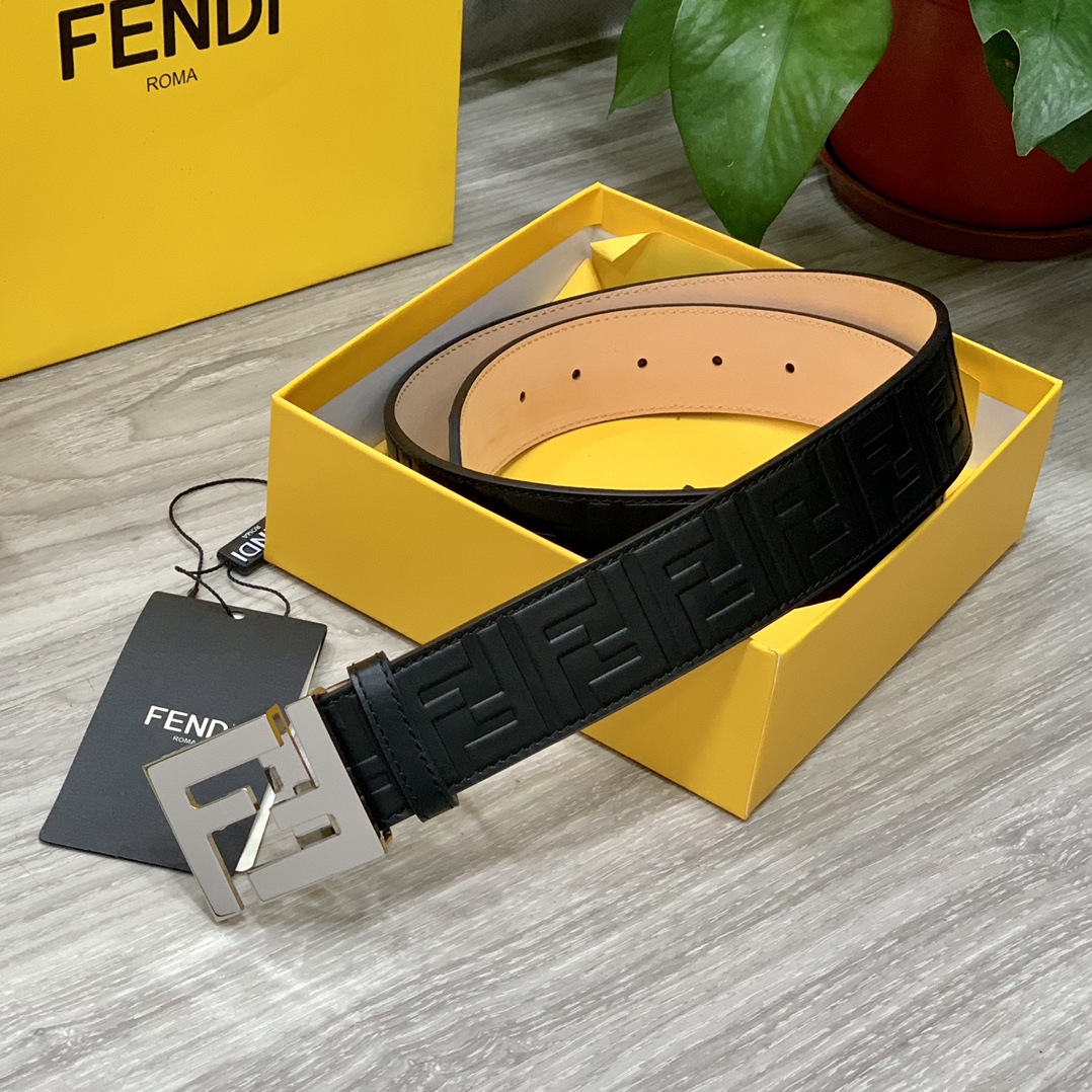 Fendi Leather Belts 1:1 Mirror Version