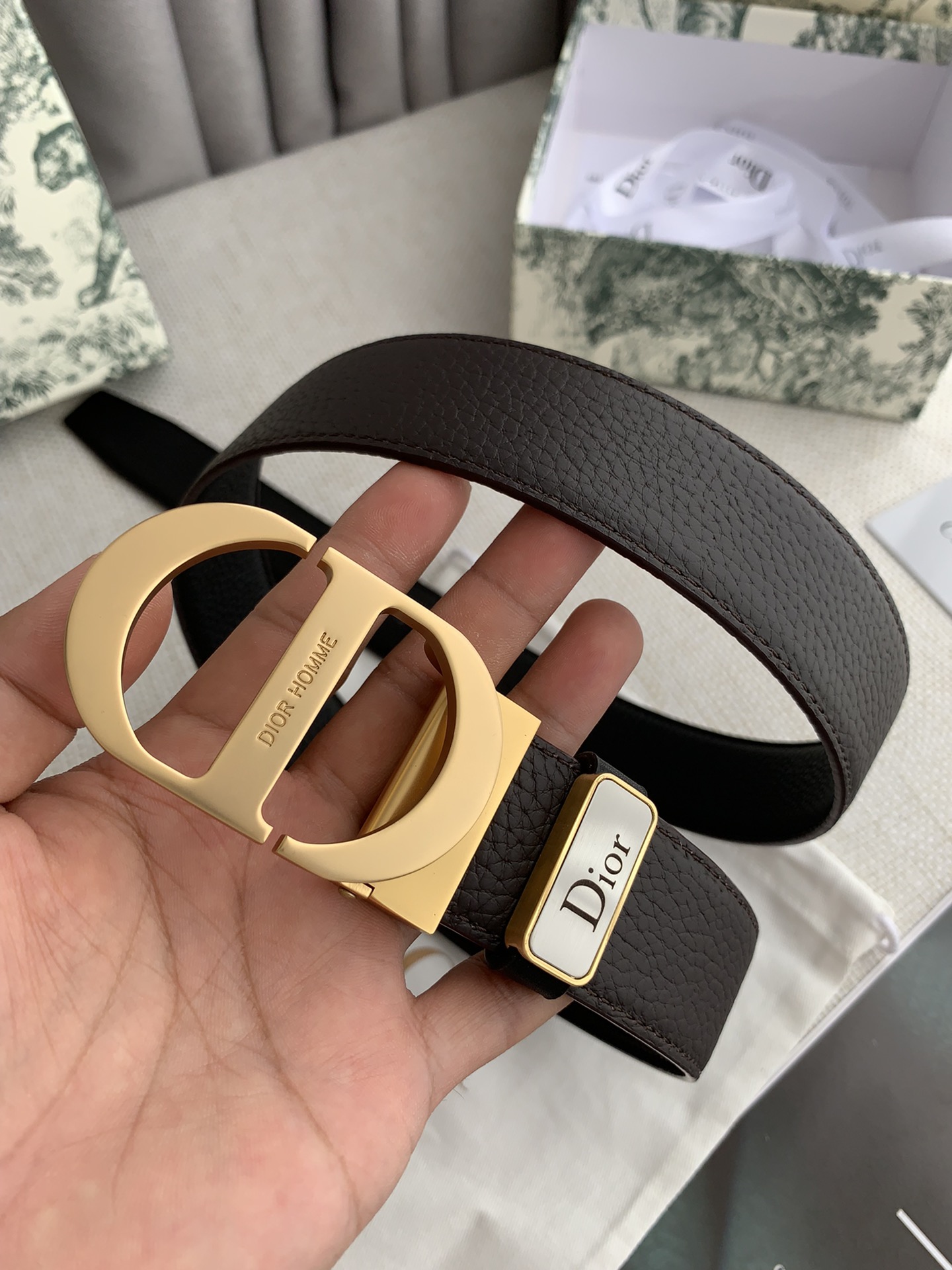 Dior Leather Belts 1:1 Mirror Version