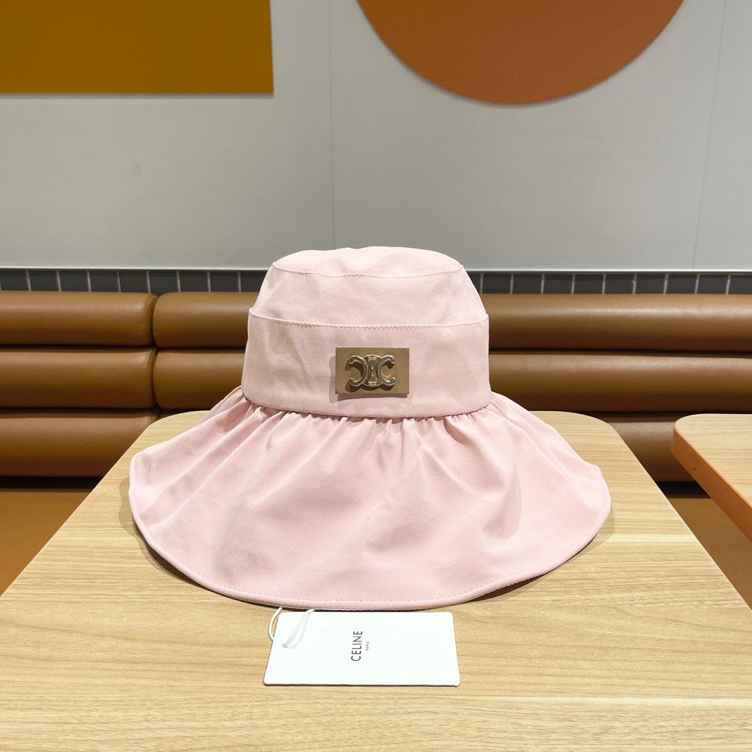 Celine Uv-protected Beach Hat With Large Brim Sunhat （Replica）
