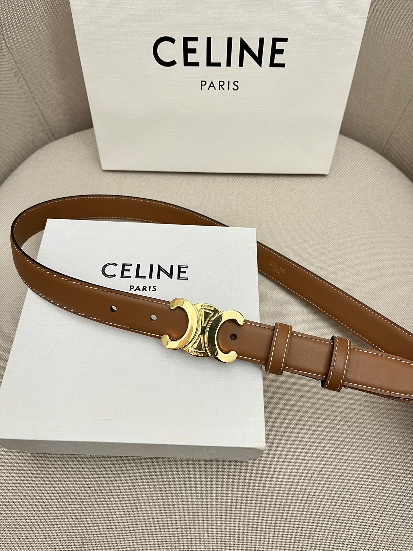 Celine Leather Belts 1:1 Mirror Version