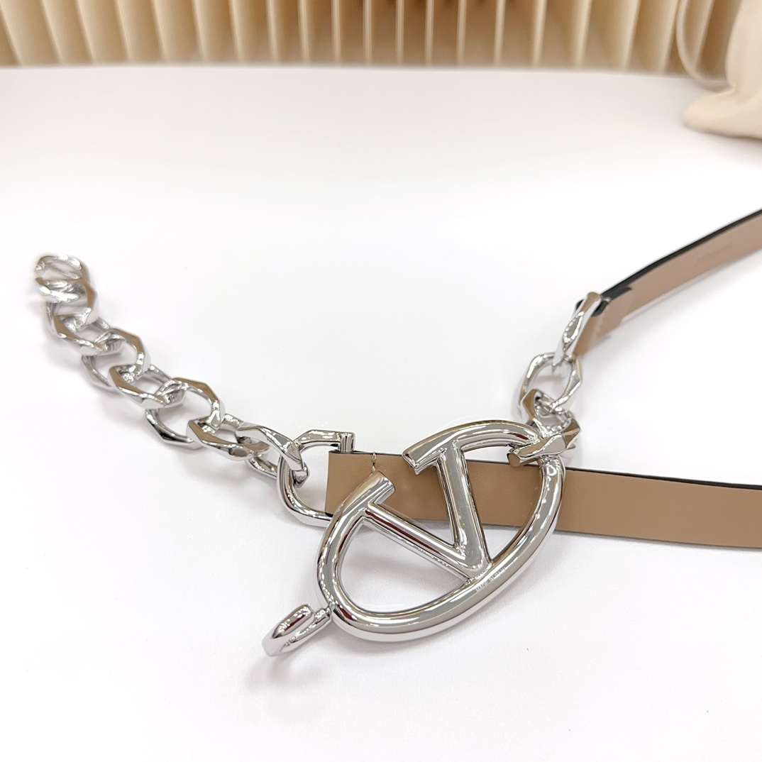 Valentino Leather Belts 1:1 Mirror Version