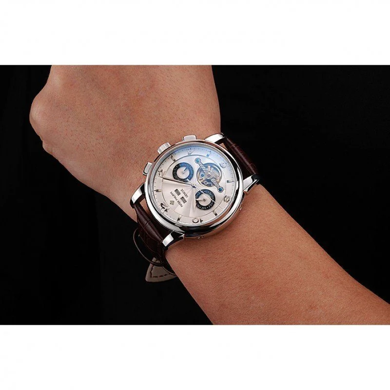 Classic Tourbillon Power Reserve Dial White 45 mm, Stainless Steel