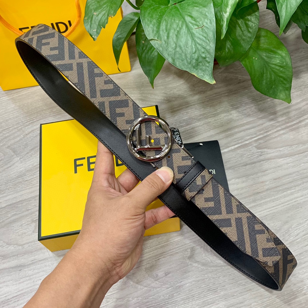 Fendi Leather Belts 1:1 Mirror Version