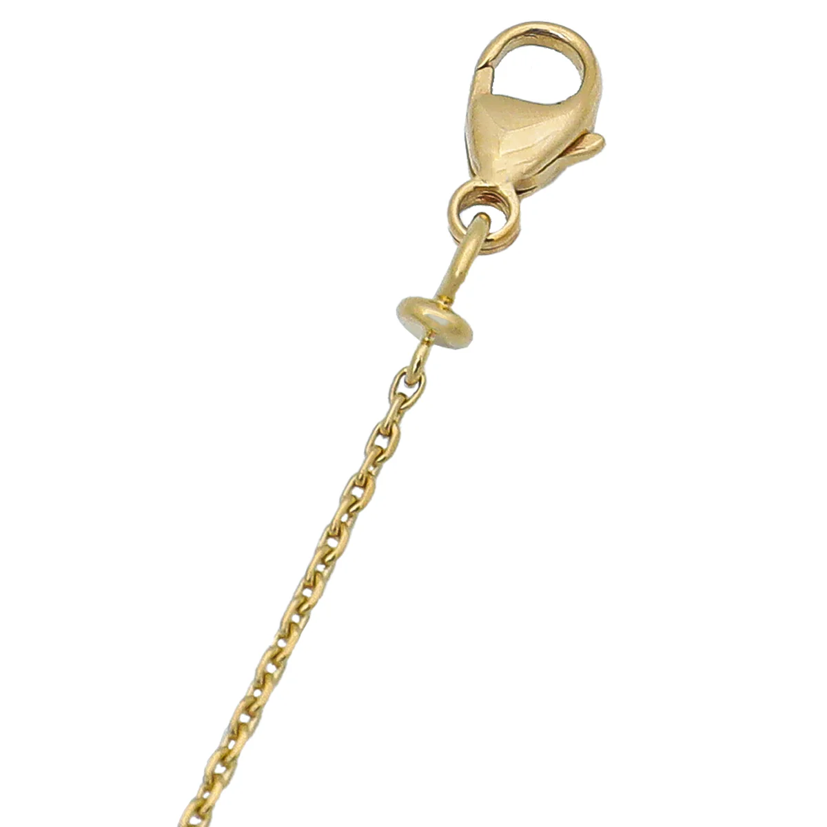 Messika 18K Yellow Gold Eye Pave Diamonds Lucky Necklace