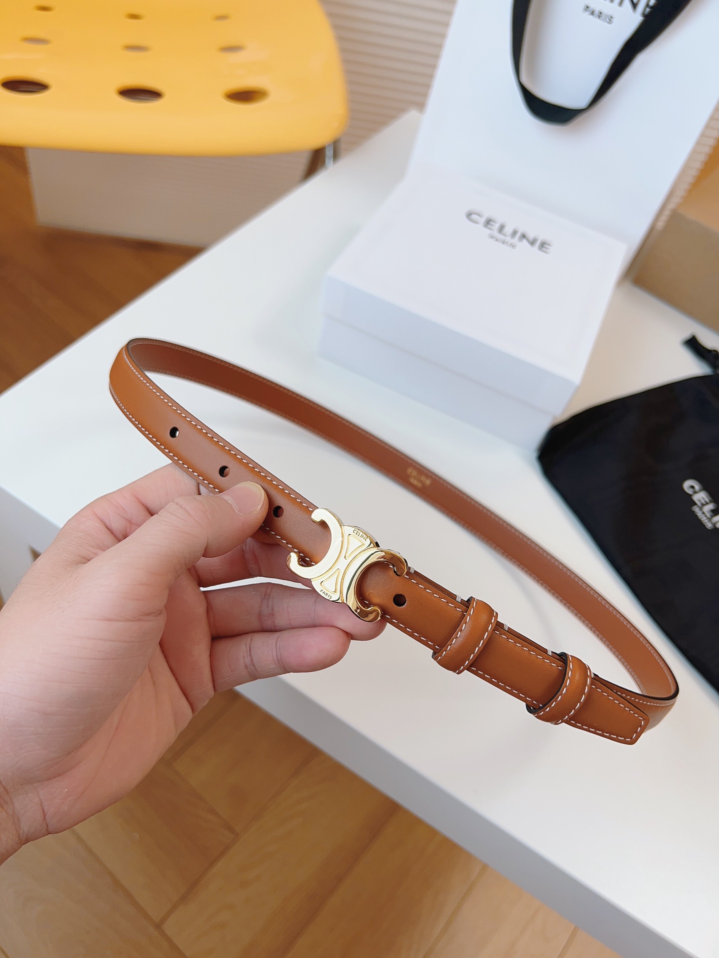 Celine Leather Belts 1:1 Mirror Version