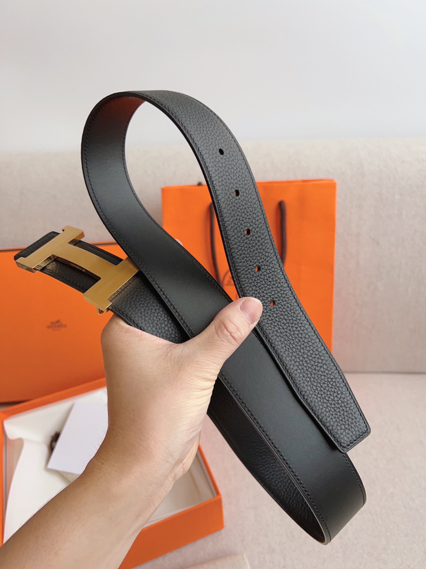 Hermes Leather Belts 1:1 Mirror Version