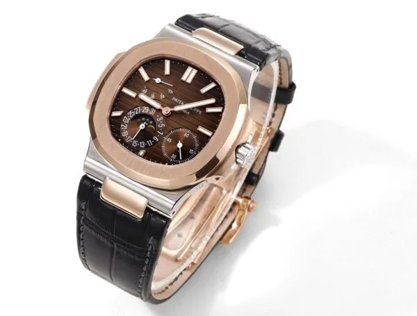 Nautilus 5712R-001 Moon phases. 40 mm,Rose gold & Stainless Steel