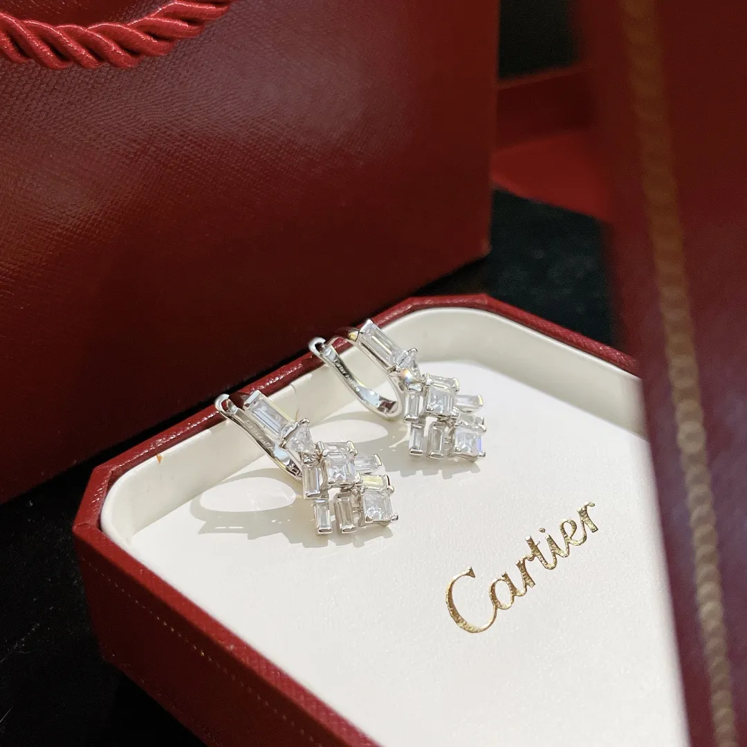 Reflection de Cartier Earrings White Gold With Diamonds