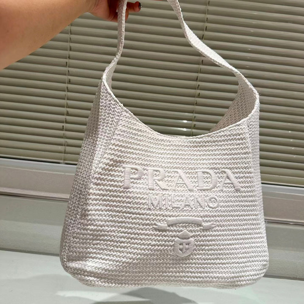 Prada Crochet Handbag Tote Bag Shoulder Bag (Replica)