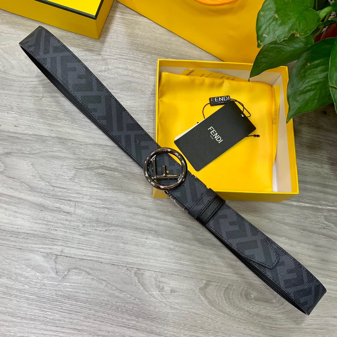 Fendi Leather Belts 1:1 Mirror Version