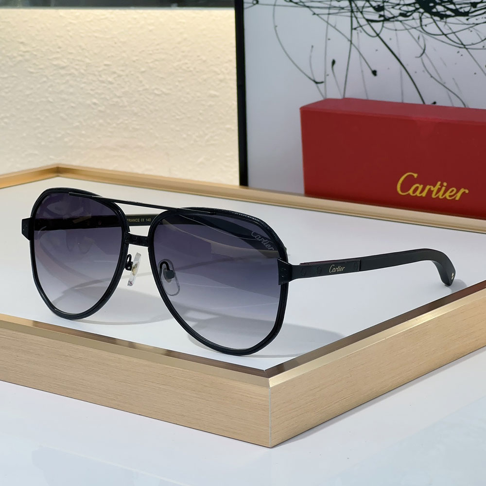 Cartier Aviator Metal Sunglasses Top quality  （Replica）