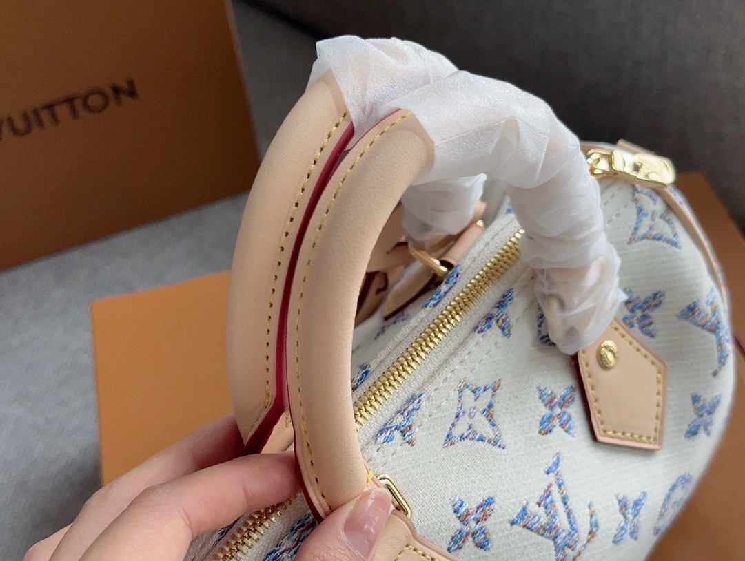 Louis Vuitton LV  Speedy 20 Danim Shoulder Bag Handbag (Replica)