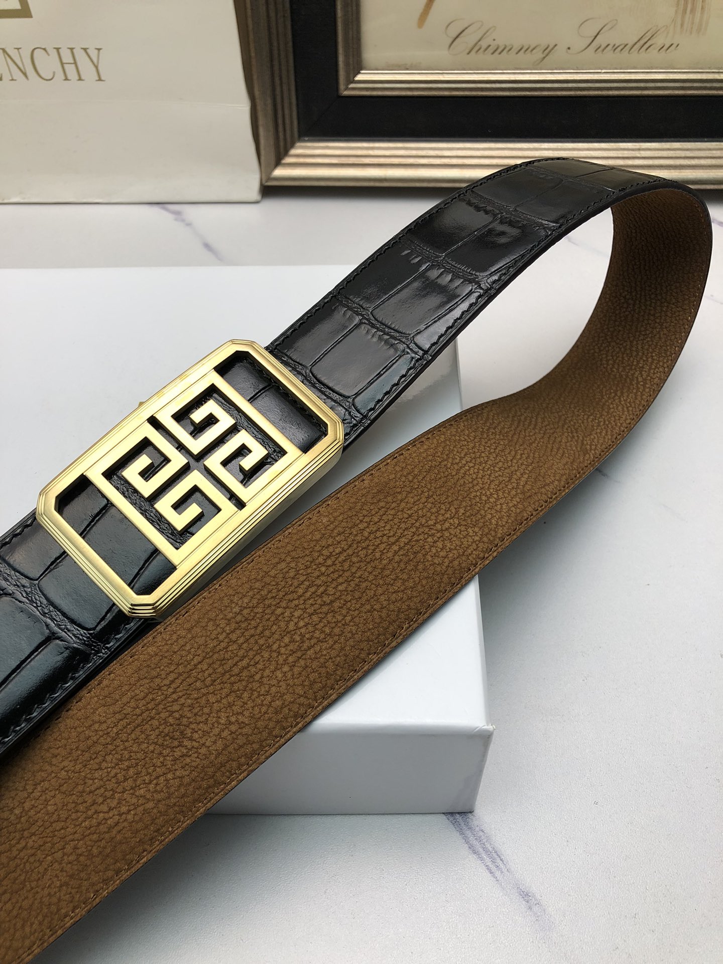 Givenchy Leather Belts 1:1 Mirror Version