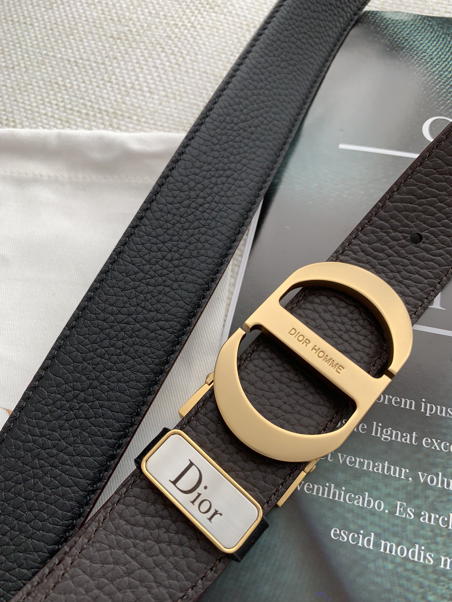 Dior Leather Belts 1:1 Mirror Version