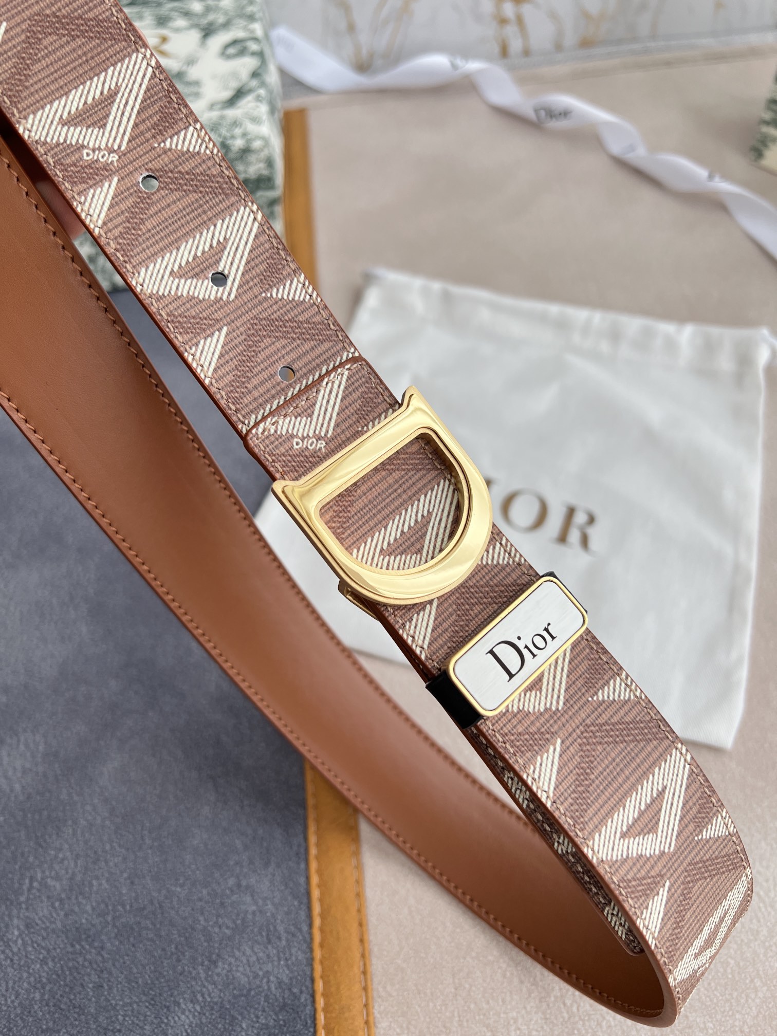 Dior Leather Belts 1:1 Mirror Version