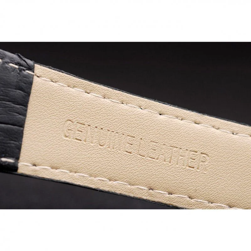 Geneve Calatrava Crystal Dial White 38 mm, Stainless Steel