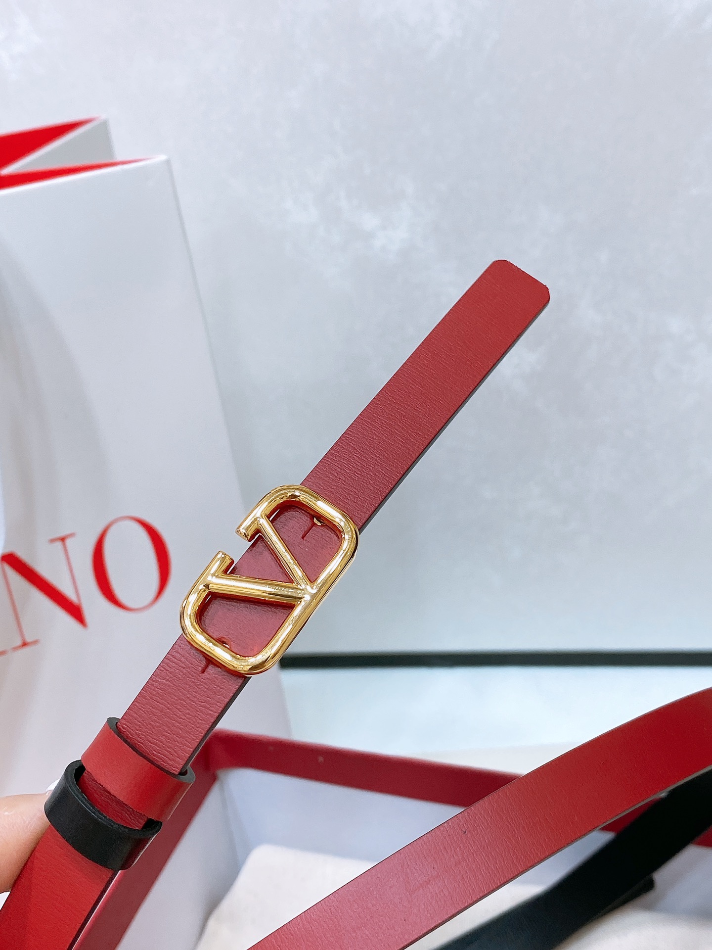 Valentino Leather Belts 1:1 Mirror Version