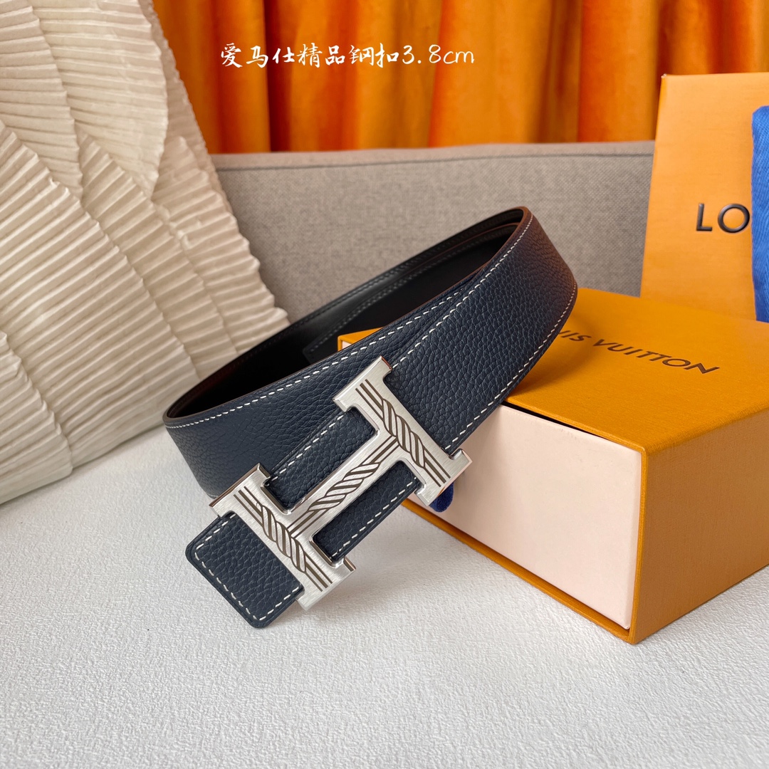 Hermes Leather Belts 1:1 Mirror Version