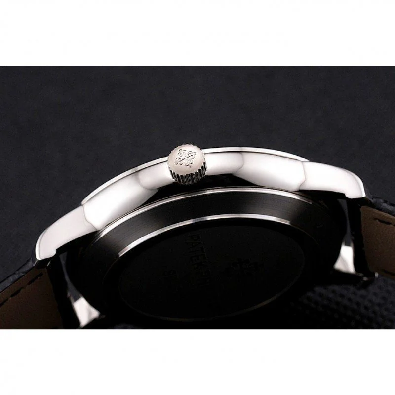 Calatrava Date Dial White 41 mm, Stainless Steel