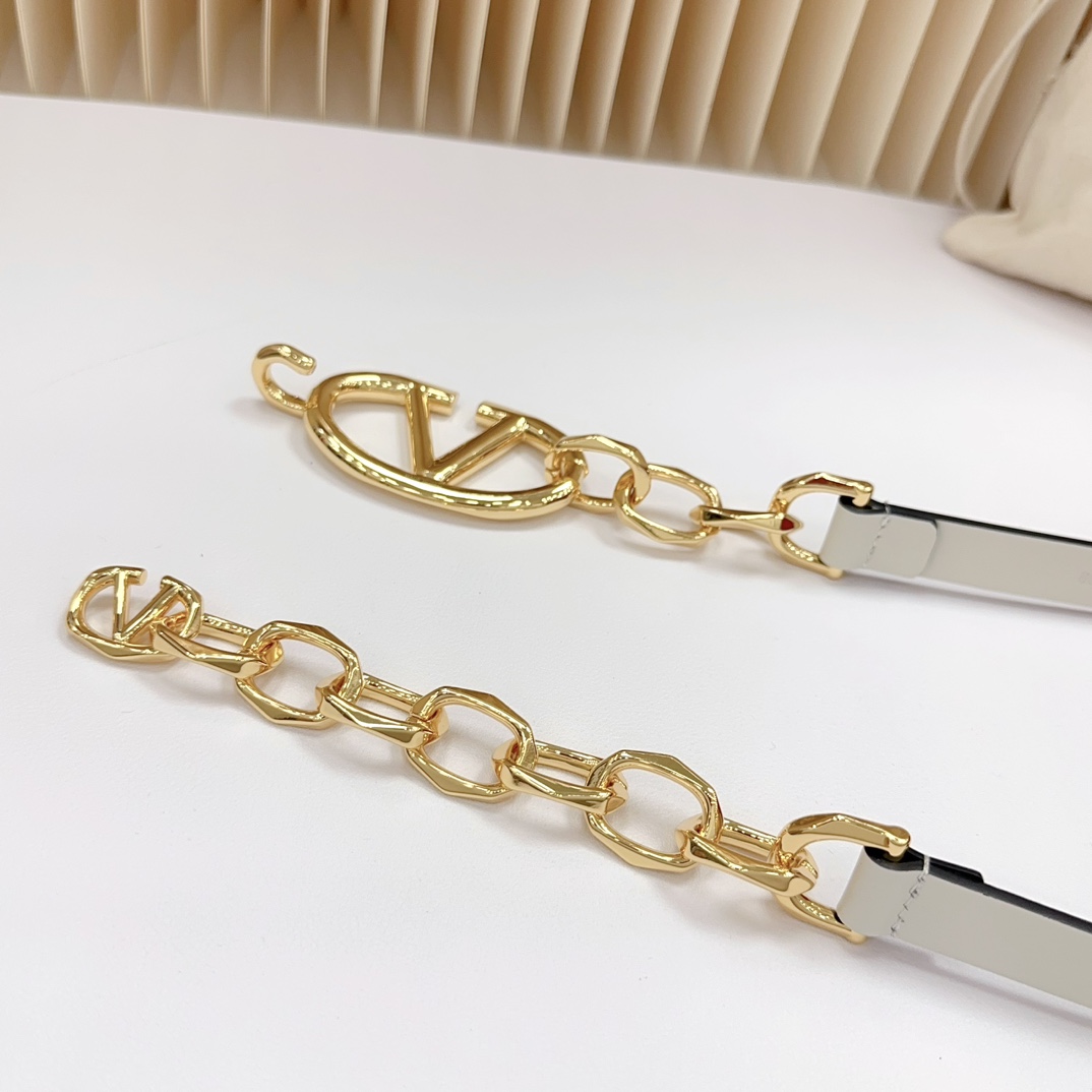 Valentino Leather Belts 1:1 Mirror Version