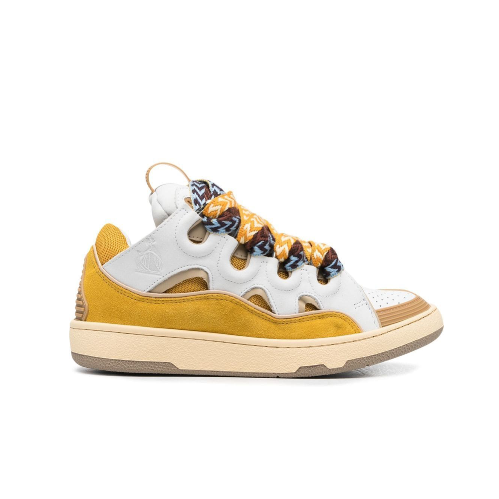 Lanvin LEATHER CURB SNEAKERS(Replica)