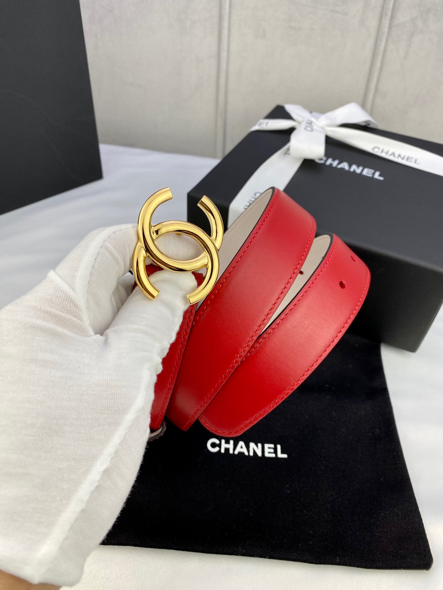 Chanel Leather Belts 1:1 Mirror Version