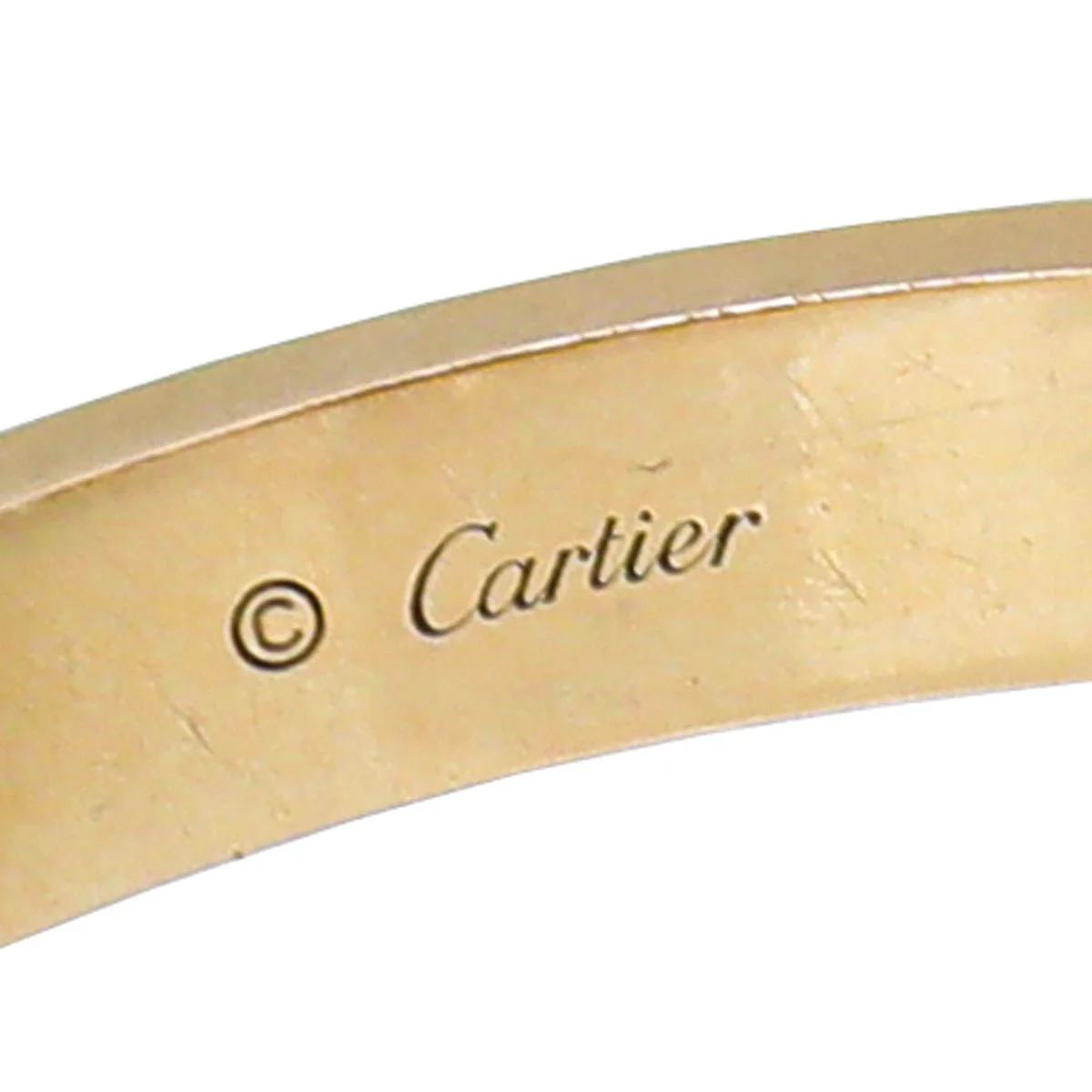 Cartier 18K Rose Gold Diamonds Love Bracelet 16