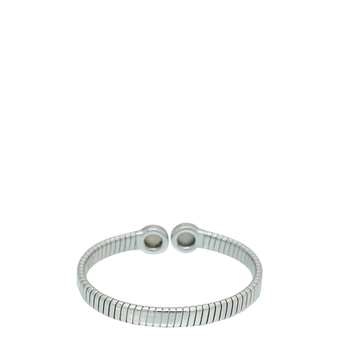 Bvlgari Steel Black Onyx Bvlgari Cuff Bracelet