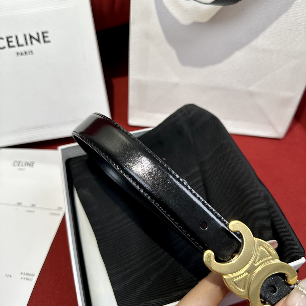 Celine Leather Belts 1:1 Mirror Version