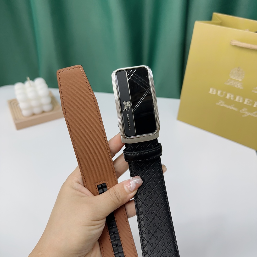 Burberry Leather Belts 1:1 Mirror Version