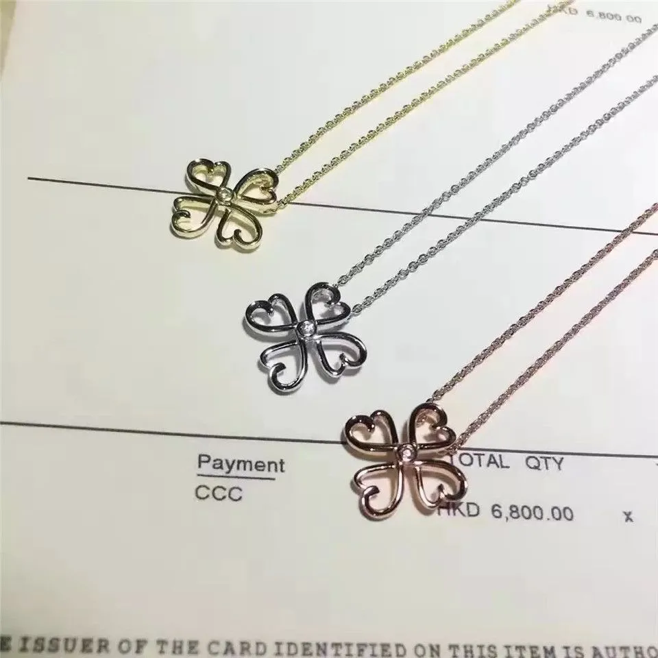 Fake Tiffany & Co. Paloma Picasso Loving Heart Pendant Sterling Silver Chain Necklace Couple Style 34506116/34506124