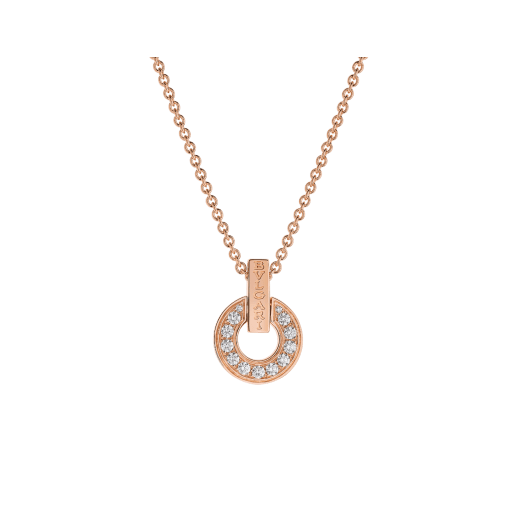 BVLGARI BVLGARI NECKLACE, Rose & White Gold