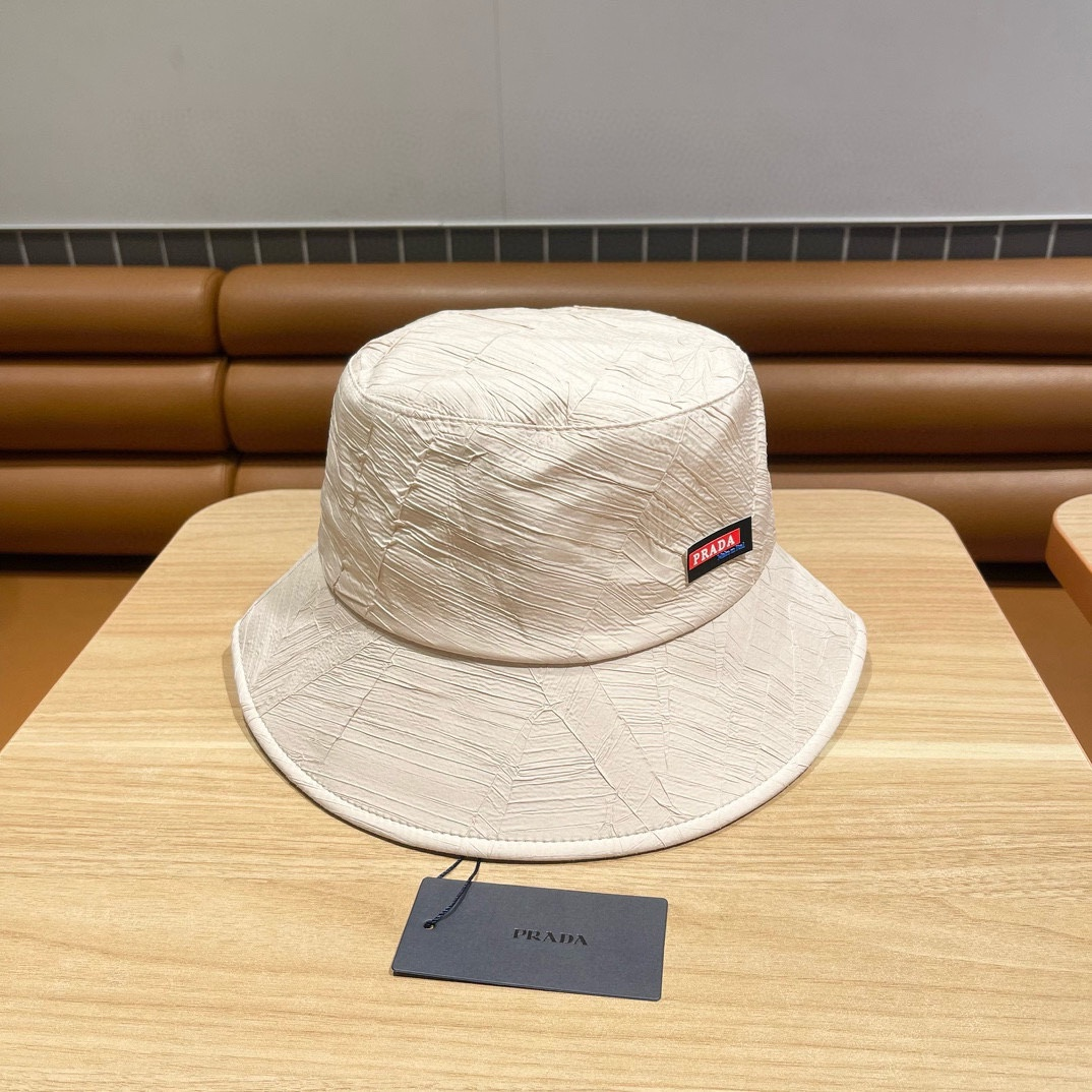 Prada Little Fisherman's Hat With a Face Sunhat （Replica）