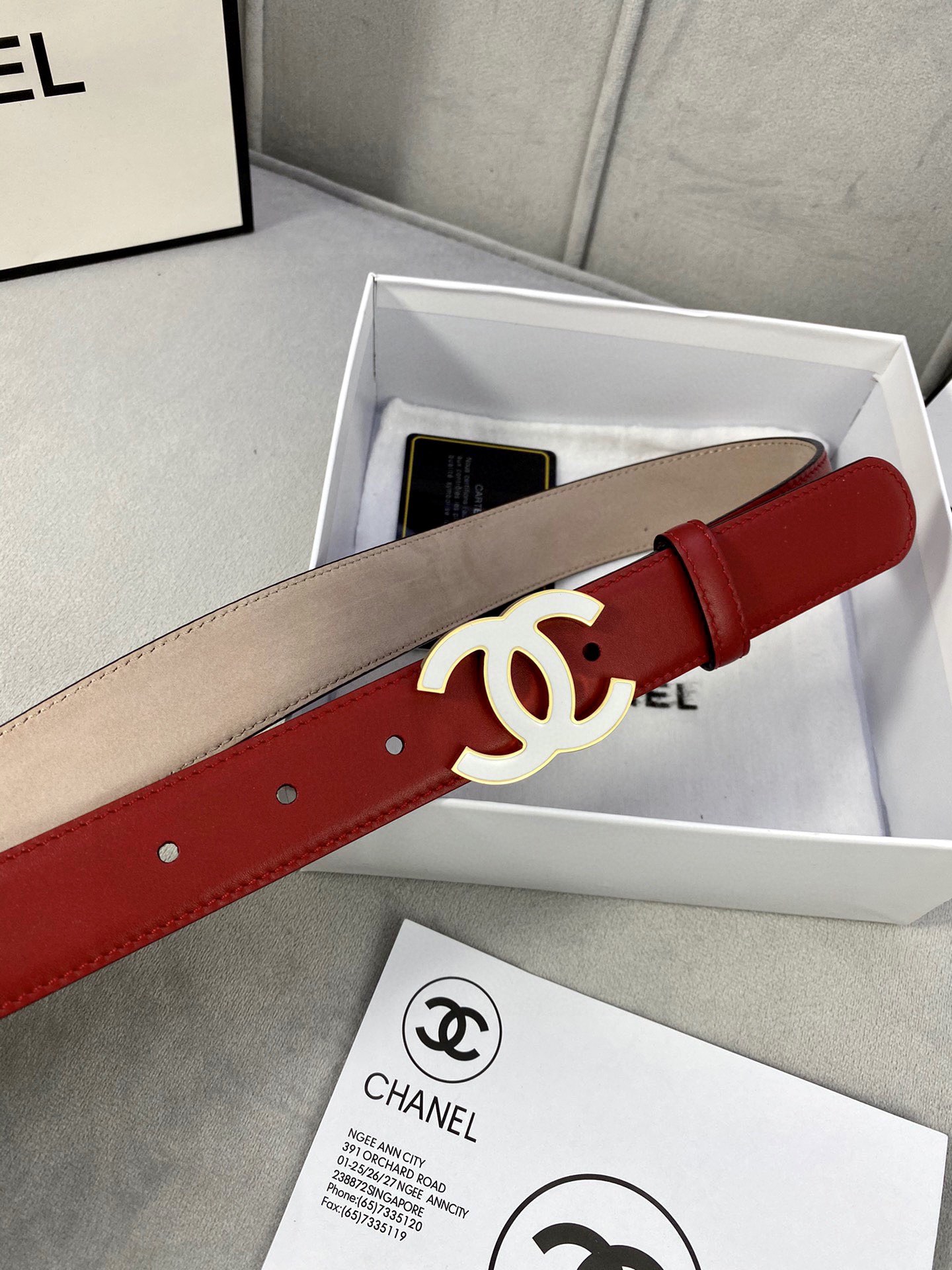 Chanel Leather Belts 1:1 Mirror Version