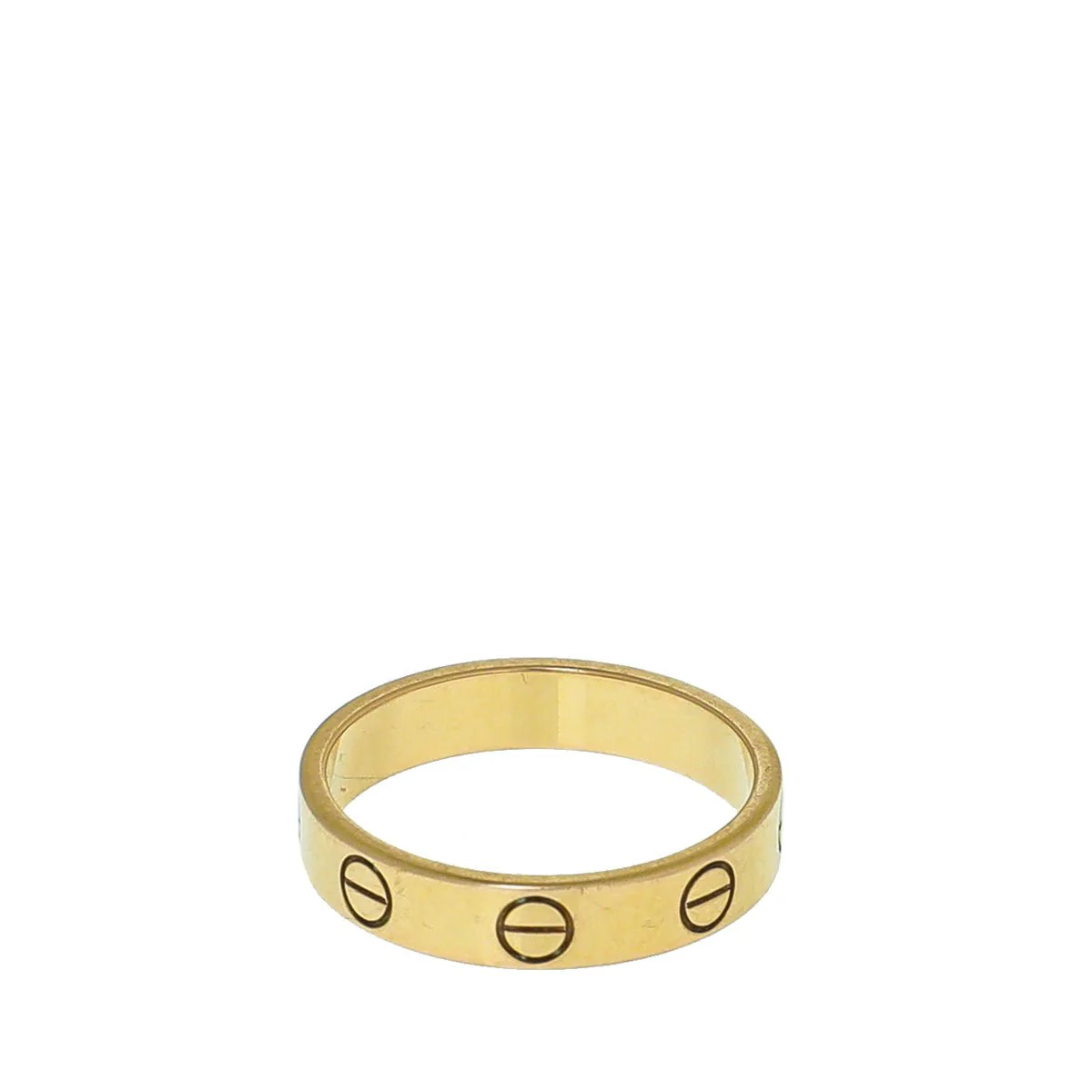 Cartier 18K Yellow Gold Love Wedding Band Ring 50