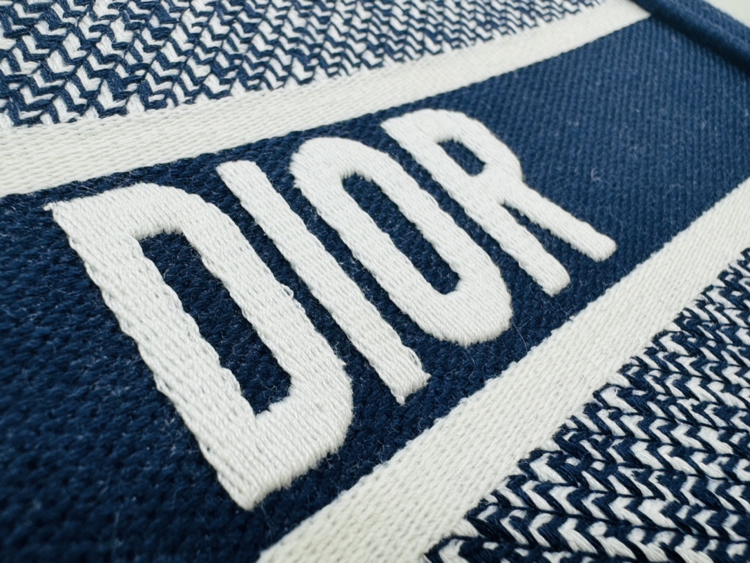 Dior Book Tote Embroider Medium Shoulder Bag Handbag