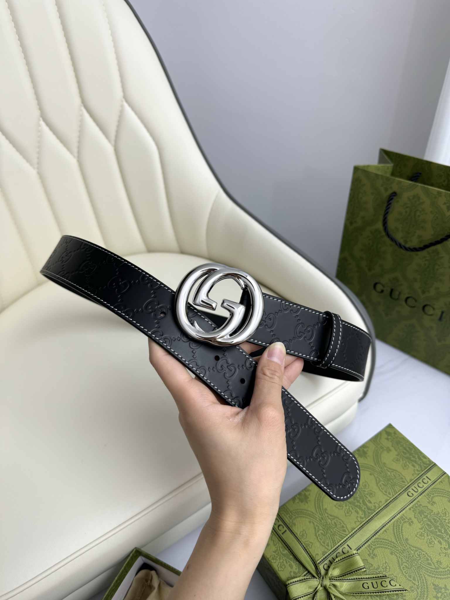 Gucci Leather Belts 1:1 Mirror Version