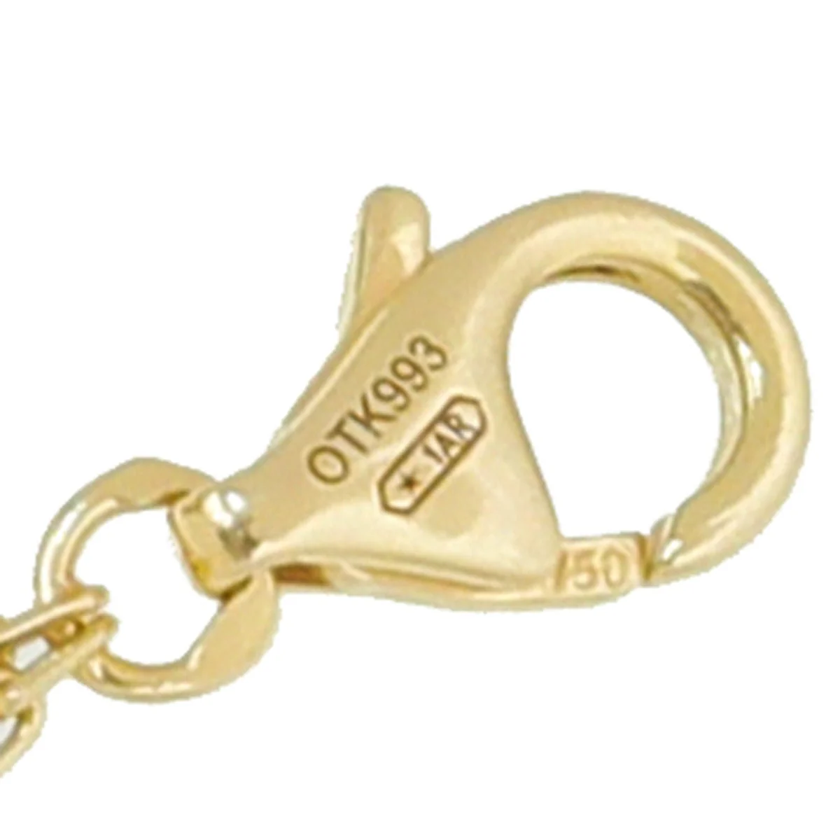 Cartier 18K Yellow Gold 2 Diamonds Love Double Chain Bracelet