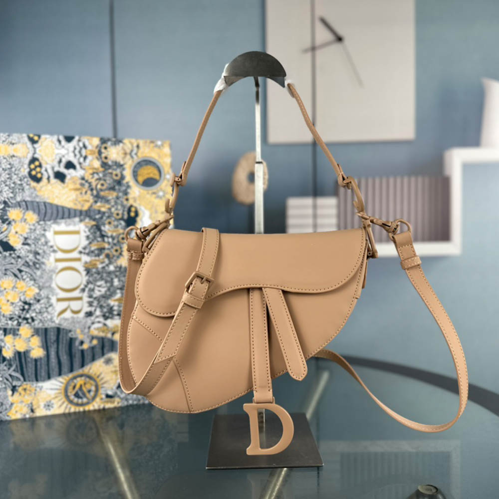 Dior Saddle Bag Matte Leather Shoulder Bag  (Replica)