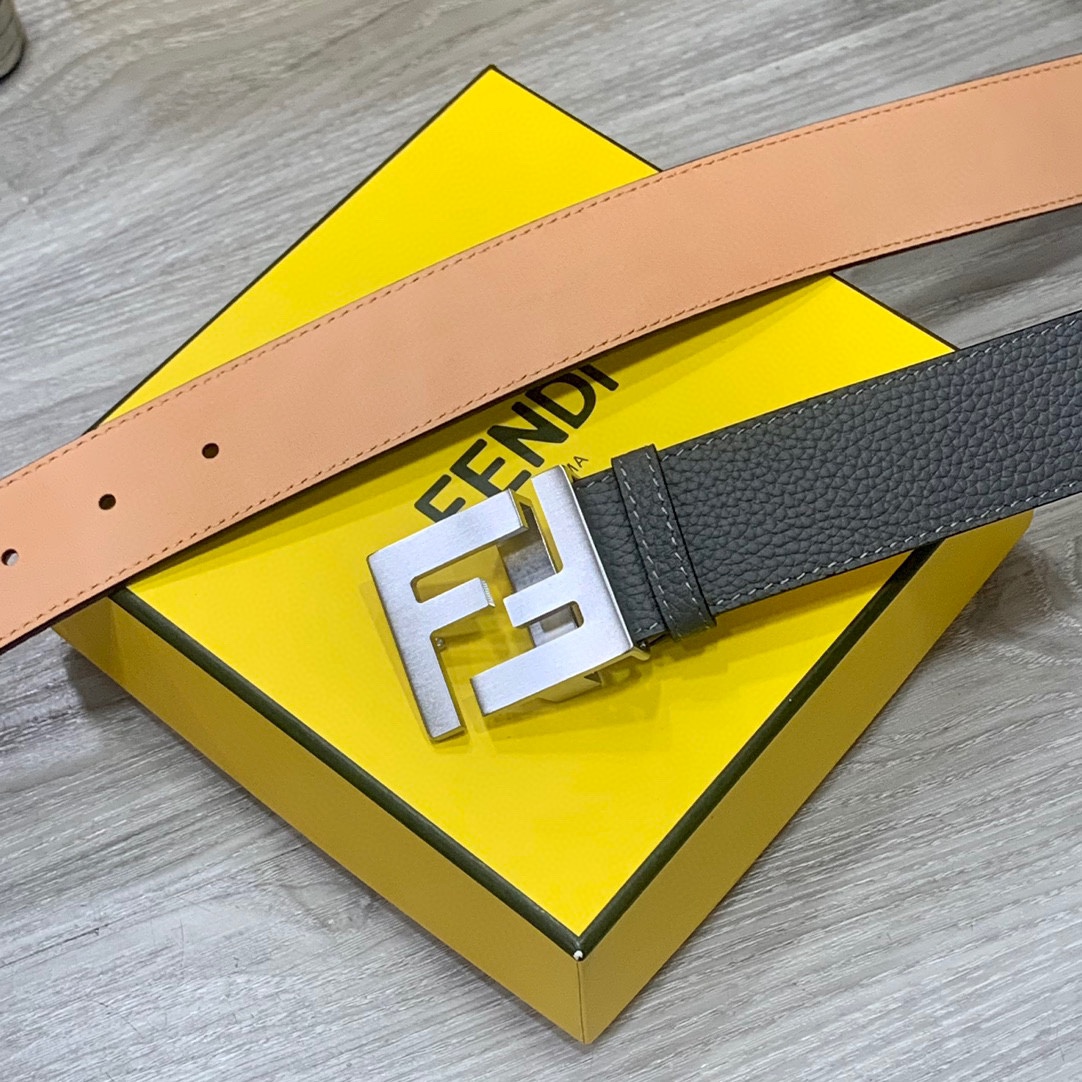 Fendi Leather Belts 1:1 Mirror Version