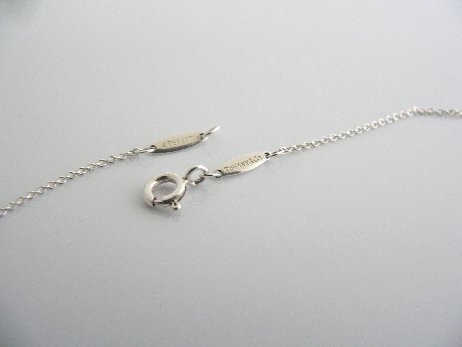 Tiffany & Co Star Necklace Pendant Charm Chain Elsa Peretti Love Silver Gift Art