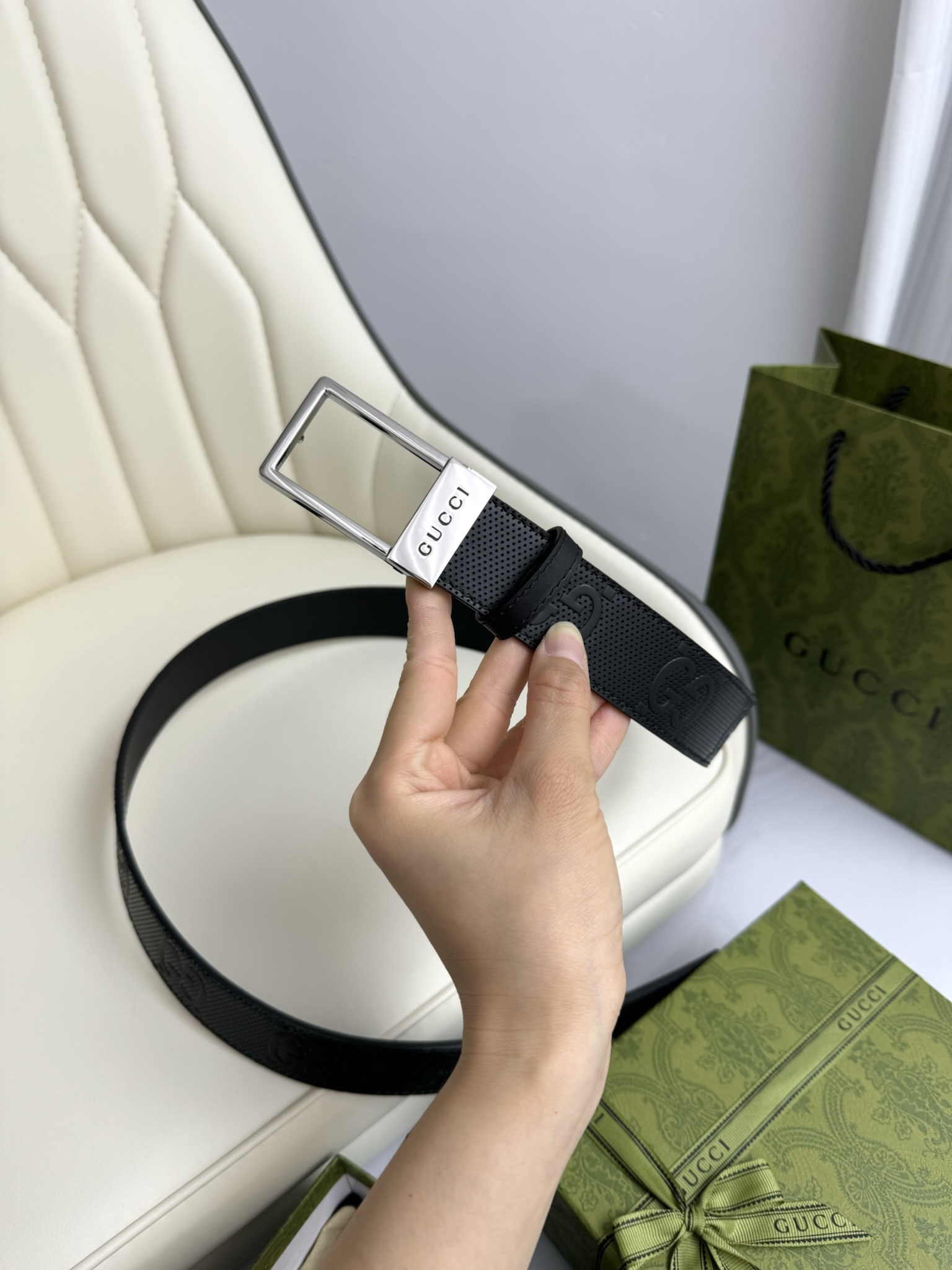 Gucci Leather Belts 1:1 Mirror Version
