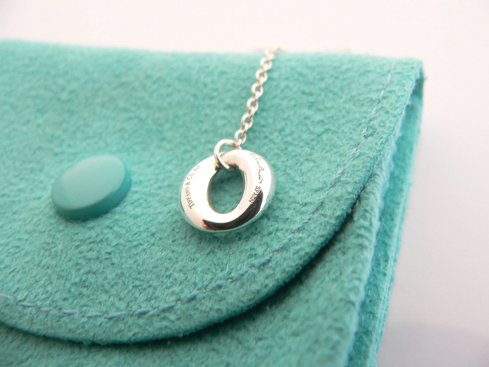 Tiffany & Co Silver Peretti Sevillana Dangling Dangle Earrings Gift Pouch Love