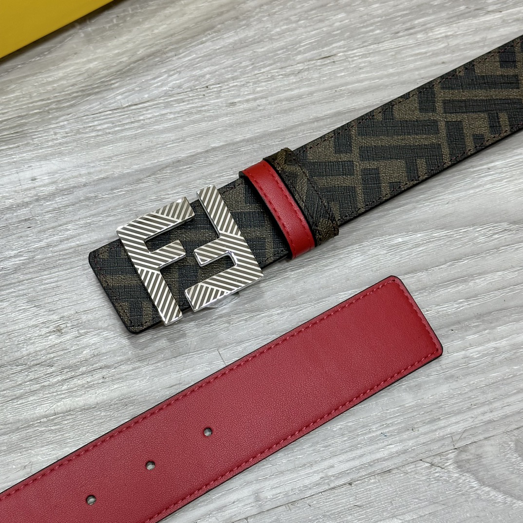Fendi Leather Belts 1:1 Mirror Version