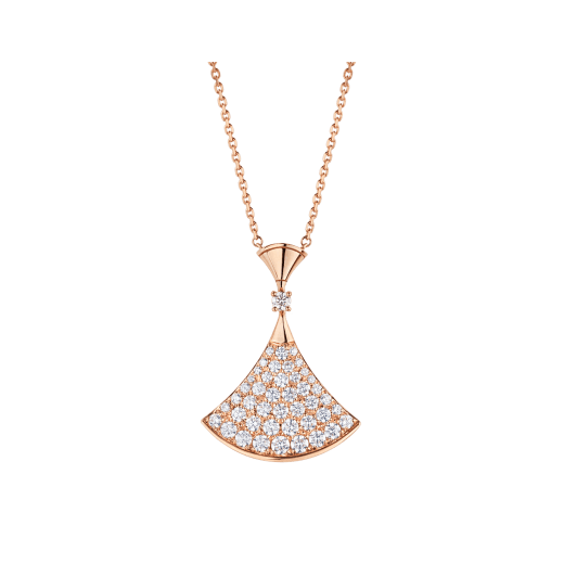 BVLGARI DIVAS' DREAM NECKLACE, Rose Gold & White Gold