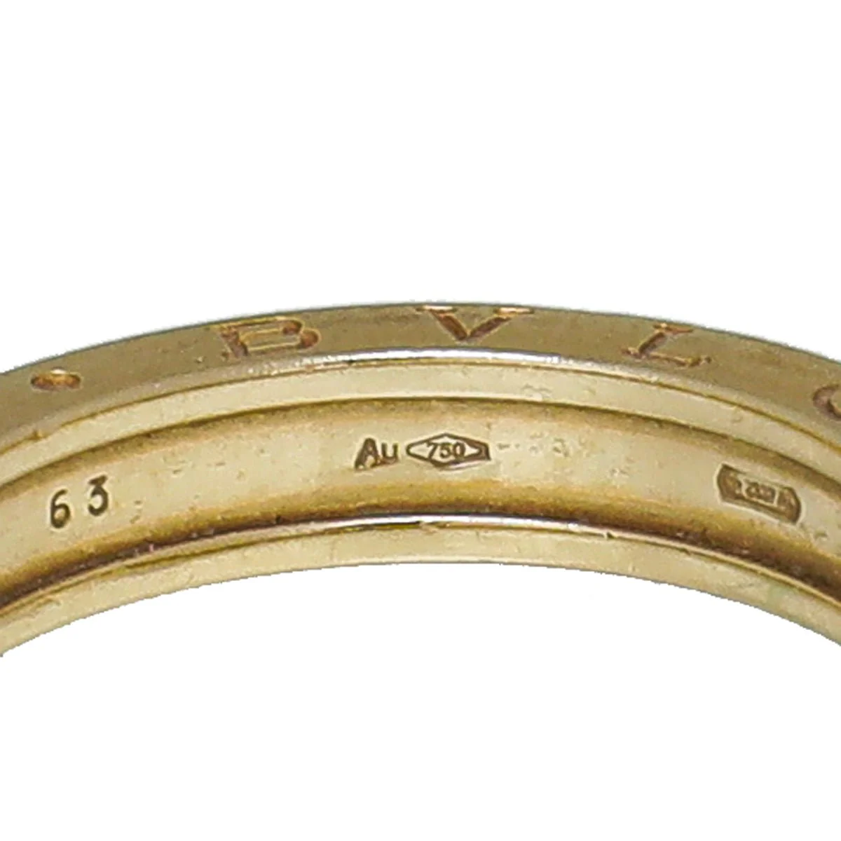 Bvlgari 18K Yellow Gold B. Zero 1 Band Ring 63