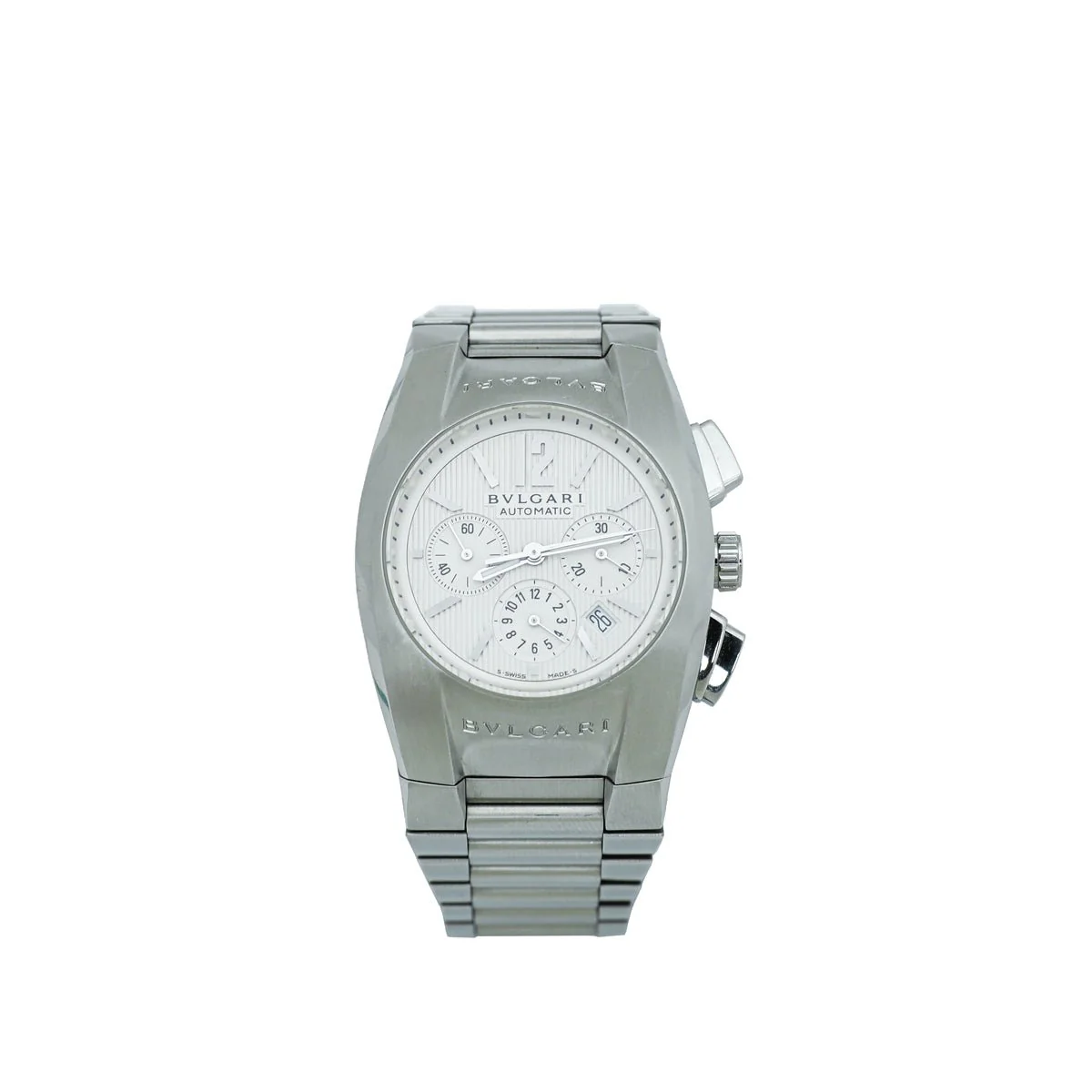 Bvlgari Stainless Steel Chronograph Ergon Automatic 35mm Watch